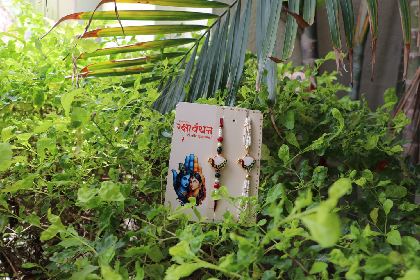 PEACOCK COUPLE RAKHI