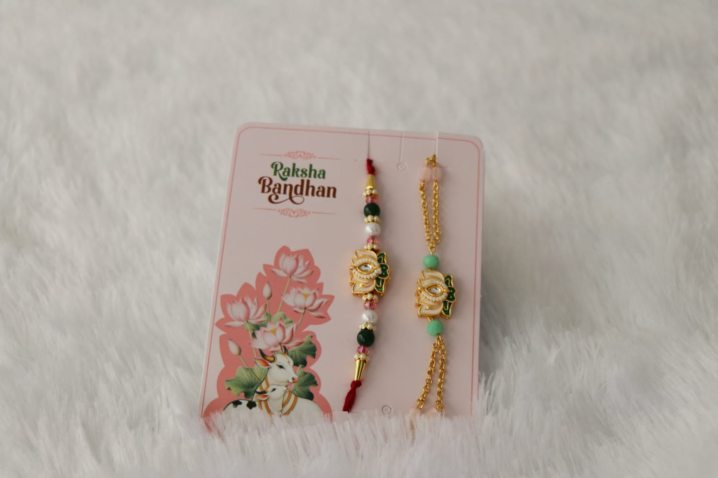LOTUS COUPLE RAKHI
